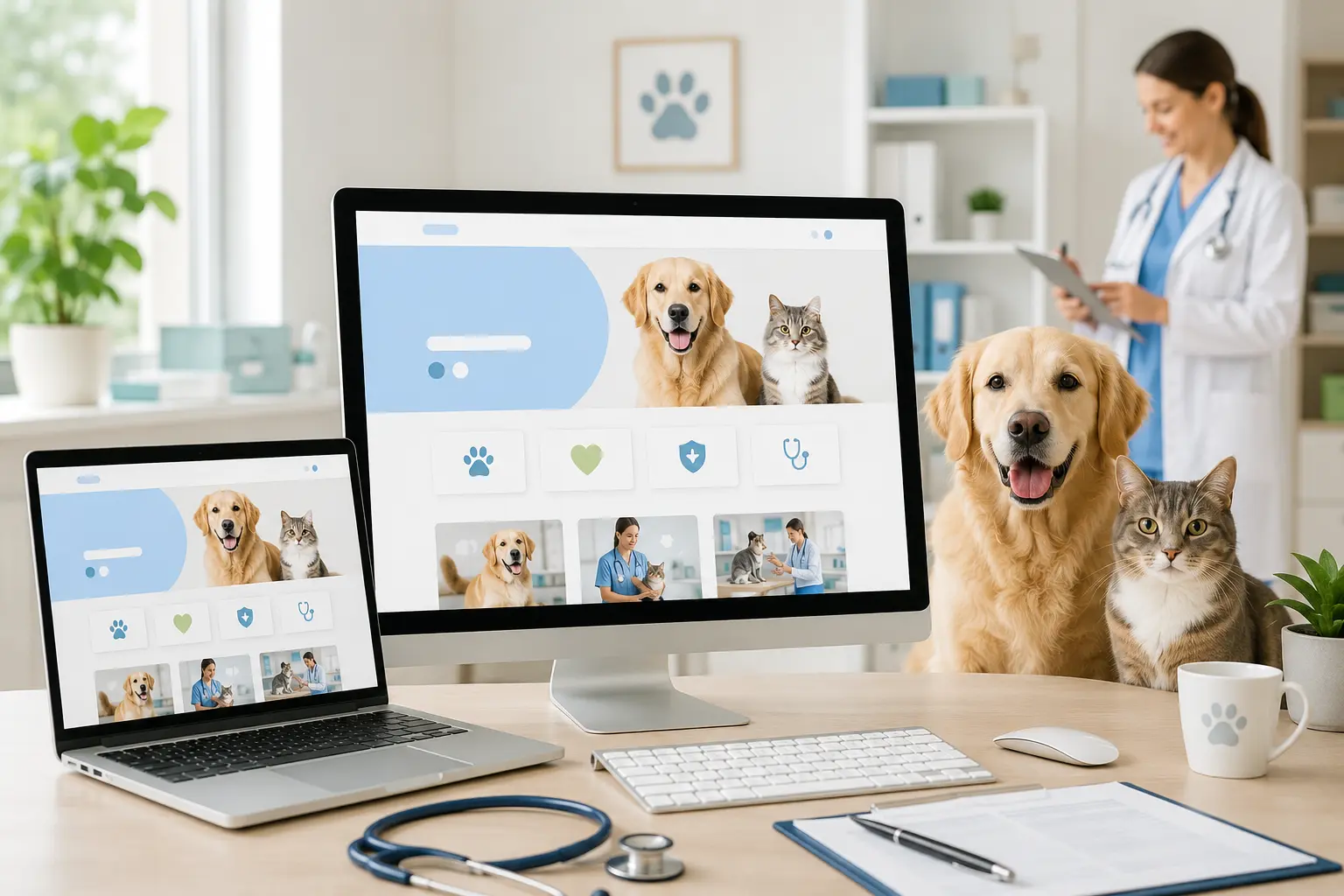 Veteriner Klinikleri İçin Web Tasarım – Dijital Çağda Kliniğinizi Büyütmenin Yolu