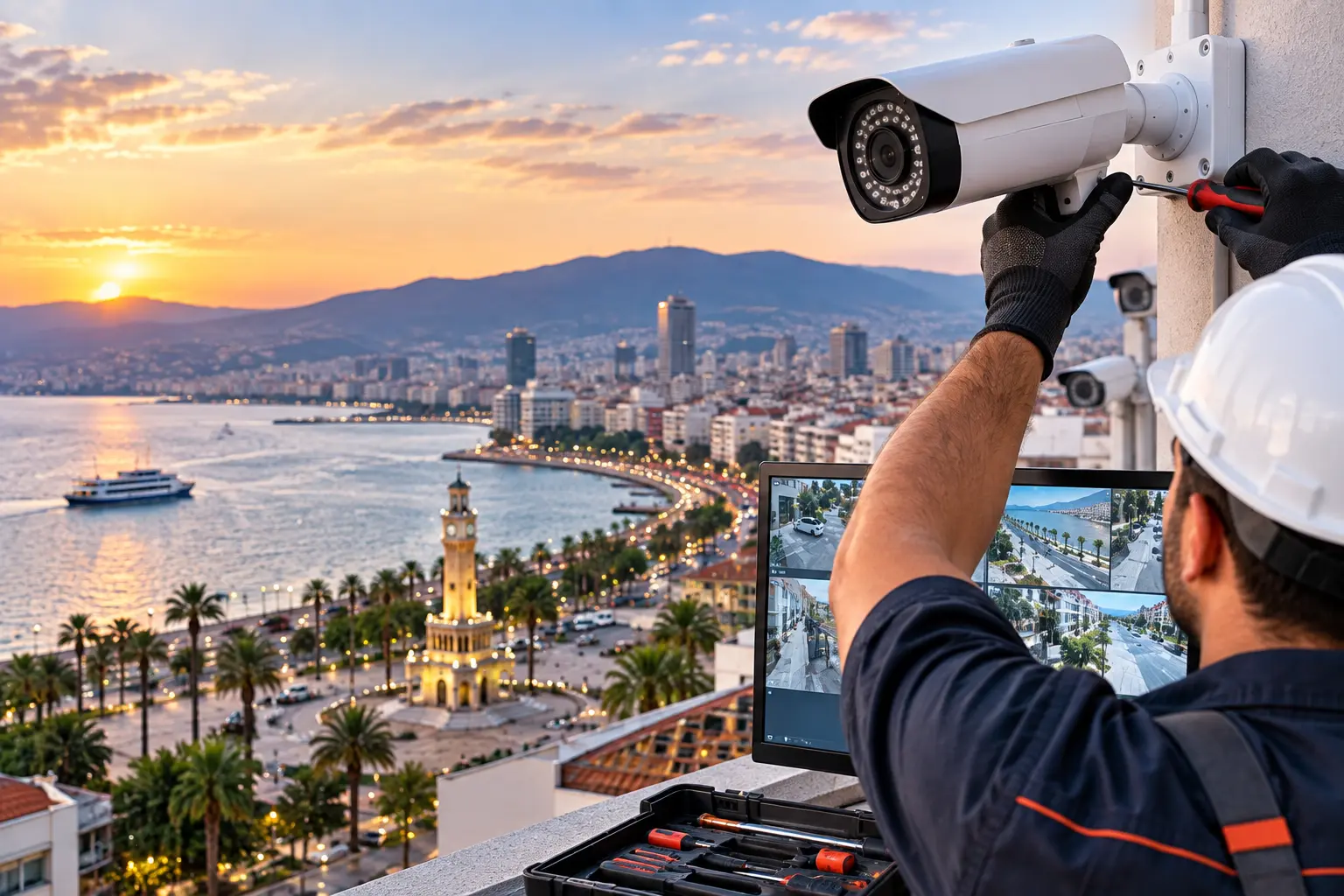İzmir’in Her Mahallesinde Güvenlik Bizden Sorulur: CCTV Kamera Kurulumu